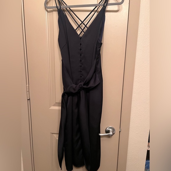 Mid length navy blue dress - Picture 2 of 6